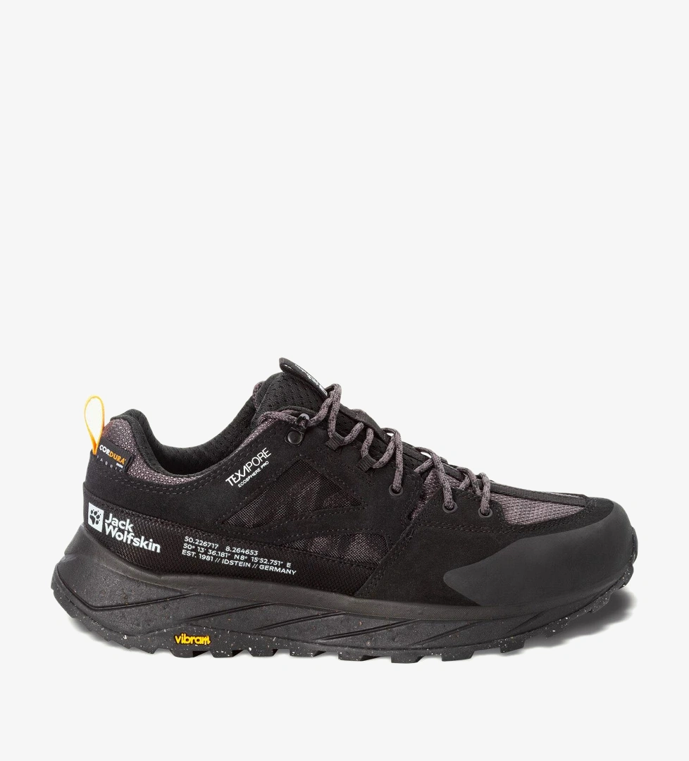 Jack Jack Wolfskin Terraquest Texapore Low Erkek Siyah Bot model görseli