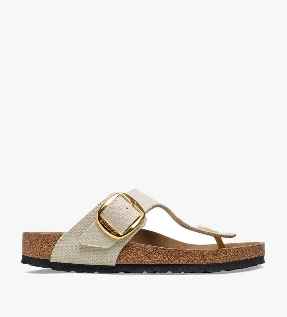 Birkenstock Birkenstock Gizeh Big Buckle Tex Rough Canvas Vegan Kadın Terlik model görseli