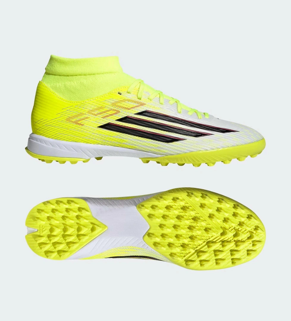 Adidas adidas Sarı F50 League Mid TF Erkek Halı Saha Ayakkabısı Futbol Ayakkabıları | Dalkılıç Spor Sarı - 1. görsel