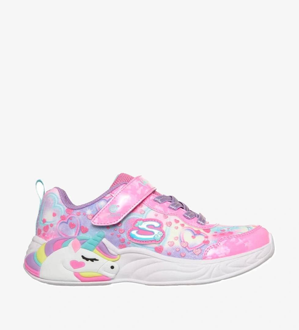 Skechers Skechers Pembe Unicorn Dreams Heart Sparkles Çocuk Günlük Spor Ayakkabı Dalkılıç Spor'da! Pembe - 1. görsel
