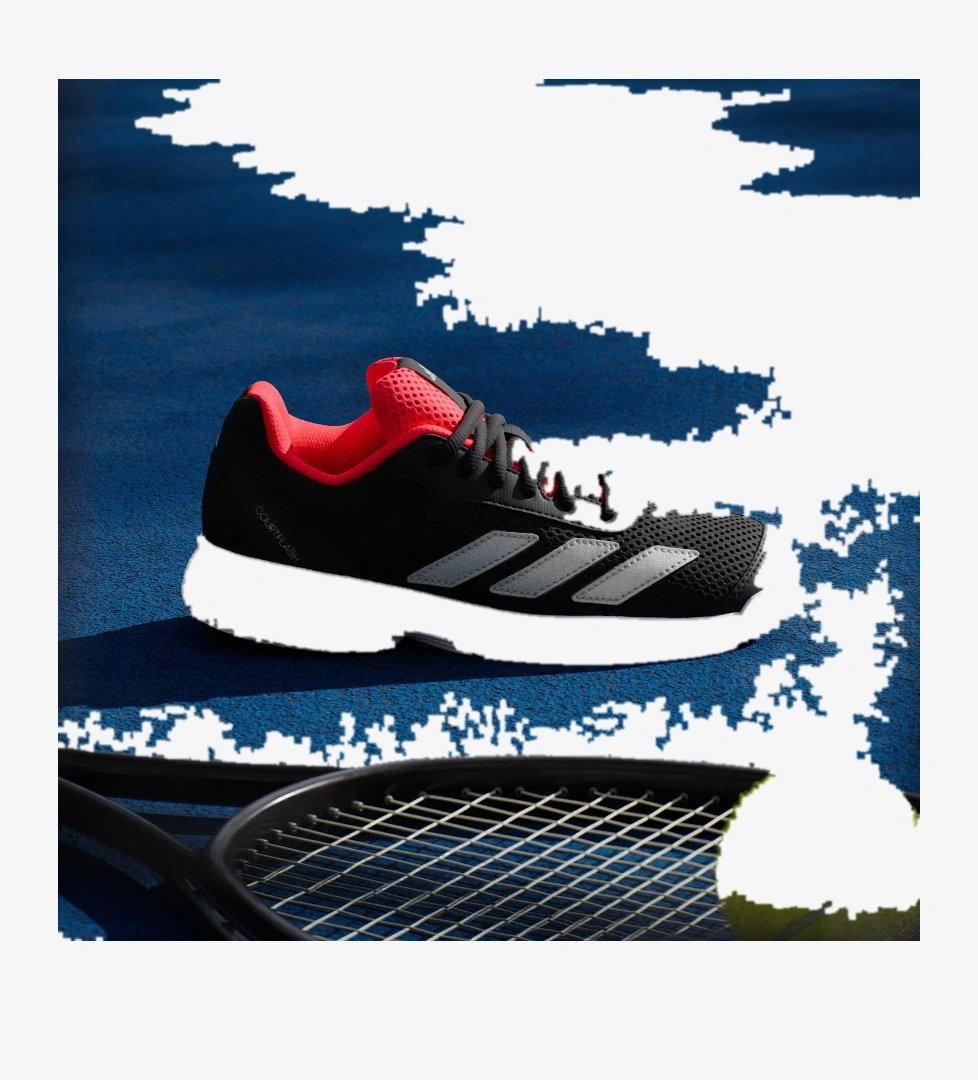 Adidas Siyah Adidas Courtflash Tenis