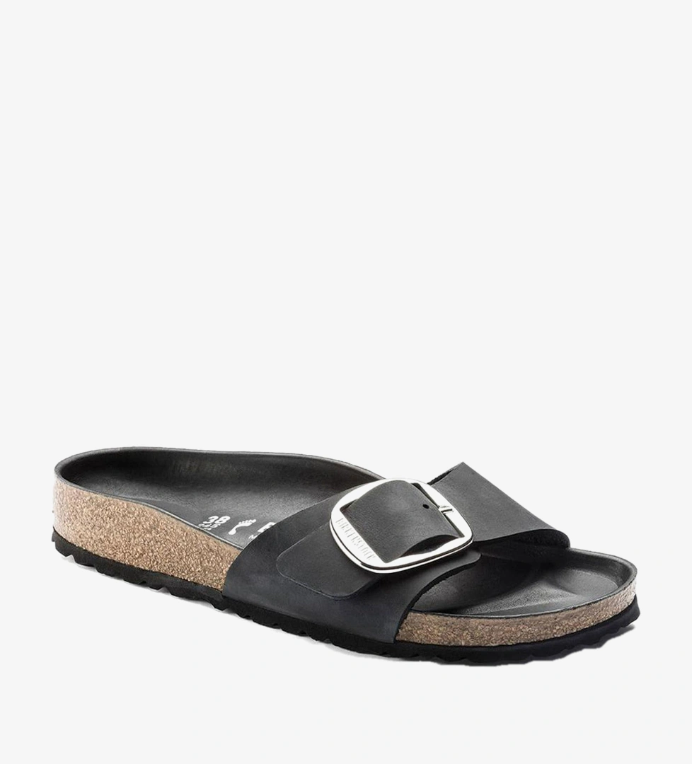 Birkenstock Madrid Big Buckle Leoi Kadın Terlik