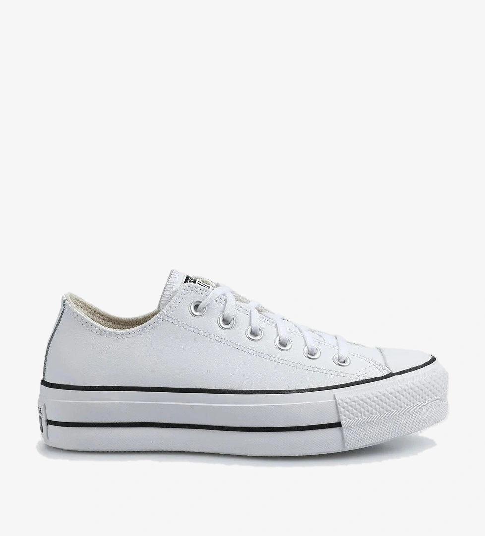 Converse Chuck Taylor All Star Leather Platform Kadın Günlük Spor Ayakkabı - Görsel 1