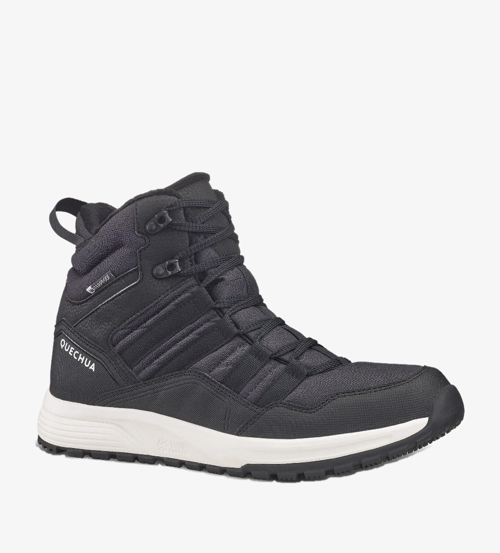 Erkek Outdoor Kar Botu - Su Geçirmez - Siyah - NH500 Mid