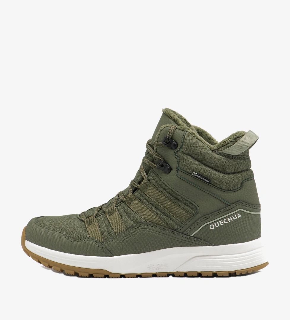 Erkek Outdoor Kar Botu - Su Geçirmez - Yeşil - NH500 Mid