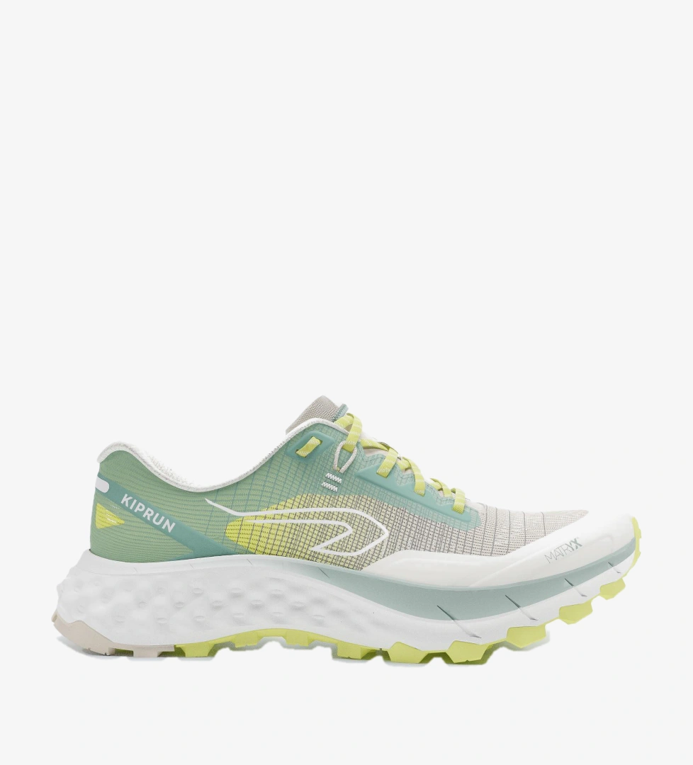 Kadın Koşu/Arazi Koşusu Ayakkabısı - Yeşil/Sarı - Kiprun MT Cushion 2