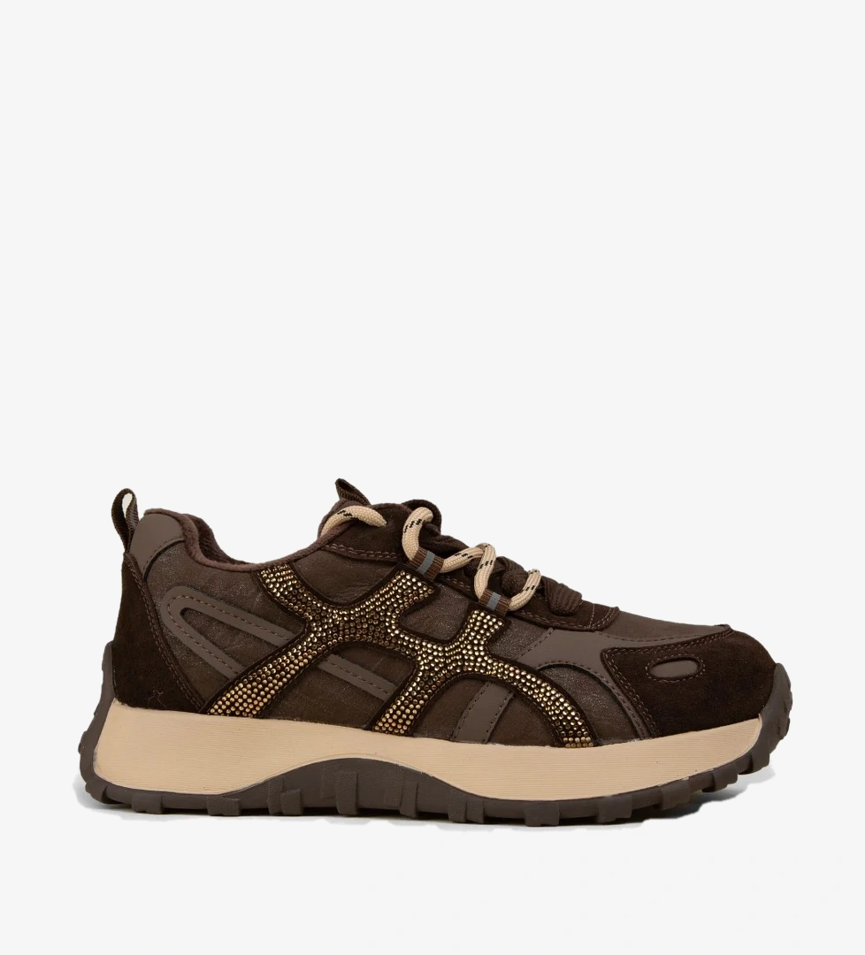 Kadın Kahverengi Sneaker Ayakkabı
