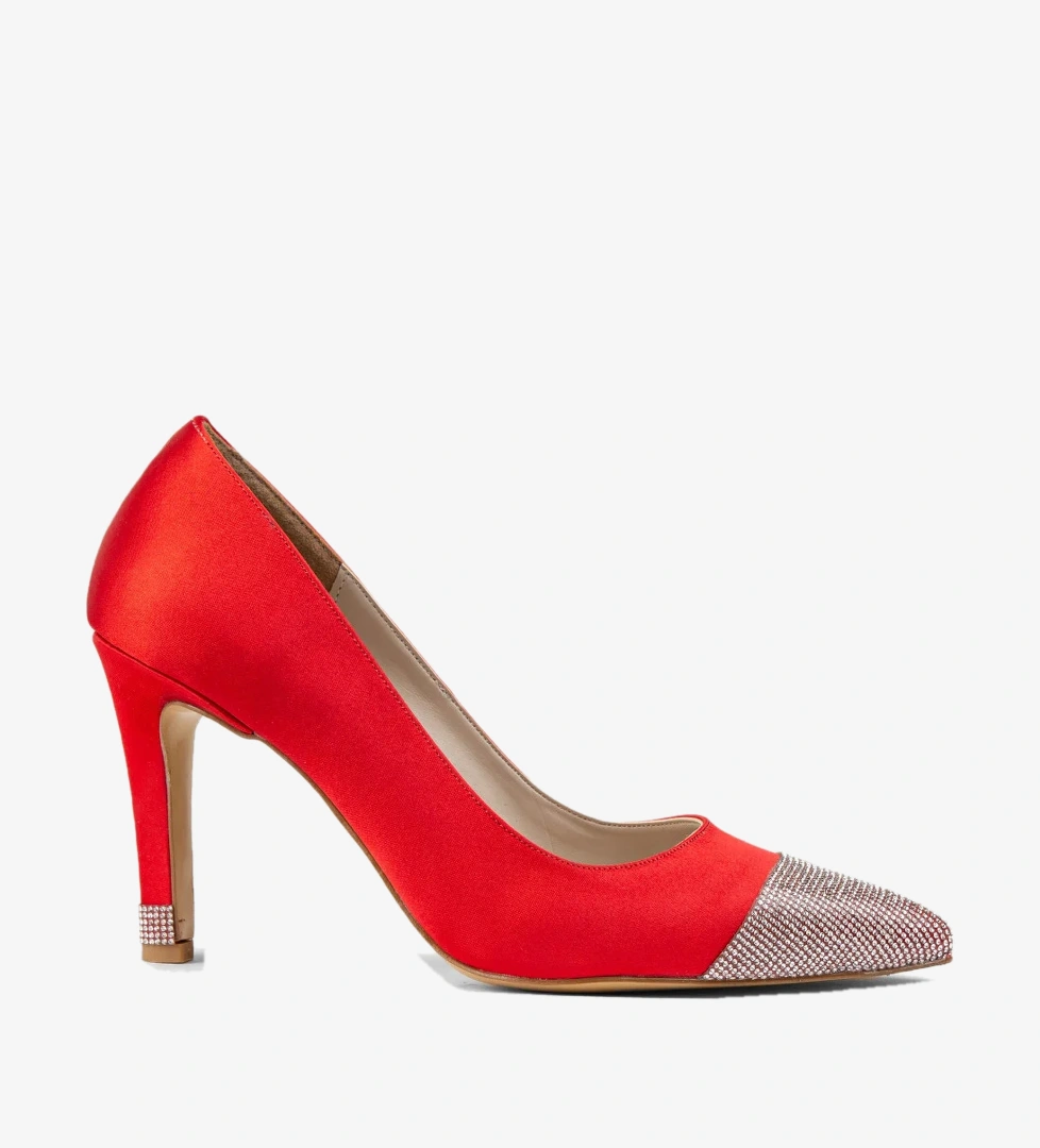 Deery Stiletto Deery Saten Taşli