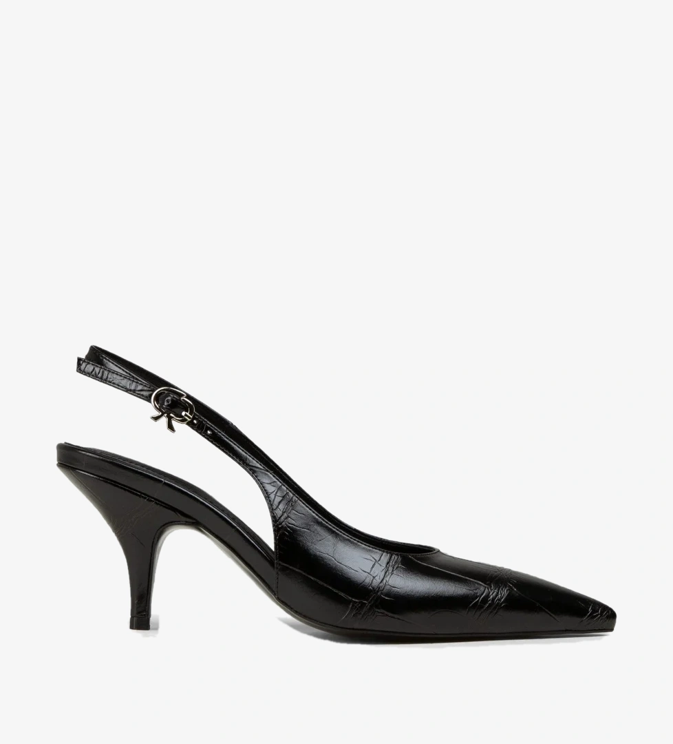Deery Stiletto Deery Krokodil Desenli