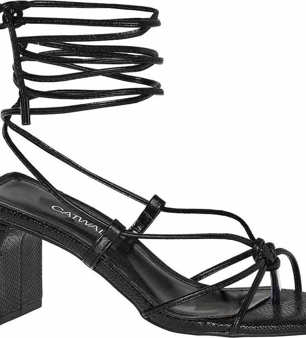 Catwalk Altın Catwalk Topuklu sandalet