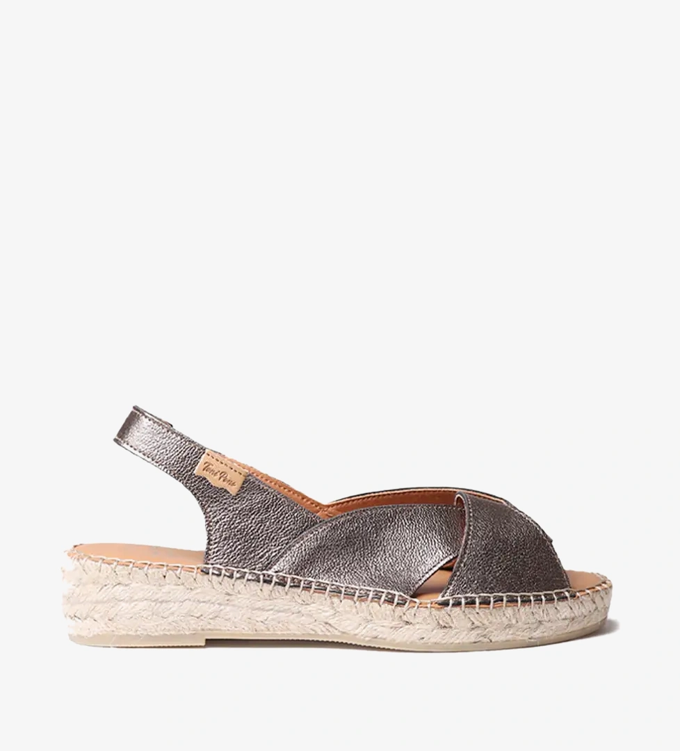 Toni Pons Enola-P Kadın Dolgu Taban Sandalet - Bronz