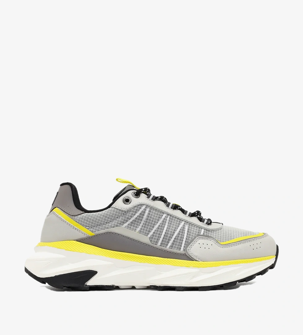 Derimod Studio Erkek Gri Bağcıklı Kalın Tabanlı Sneaker