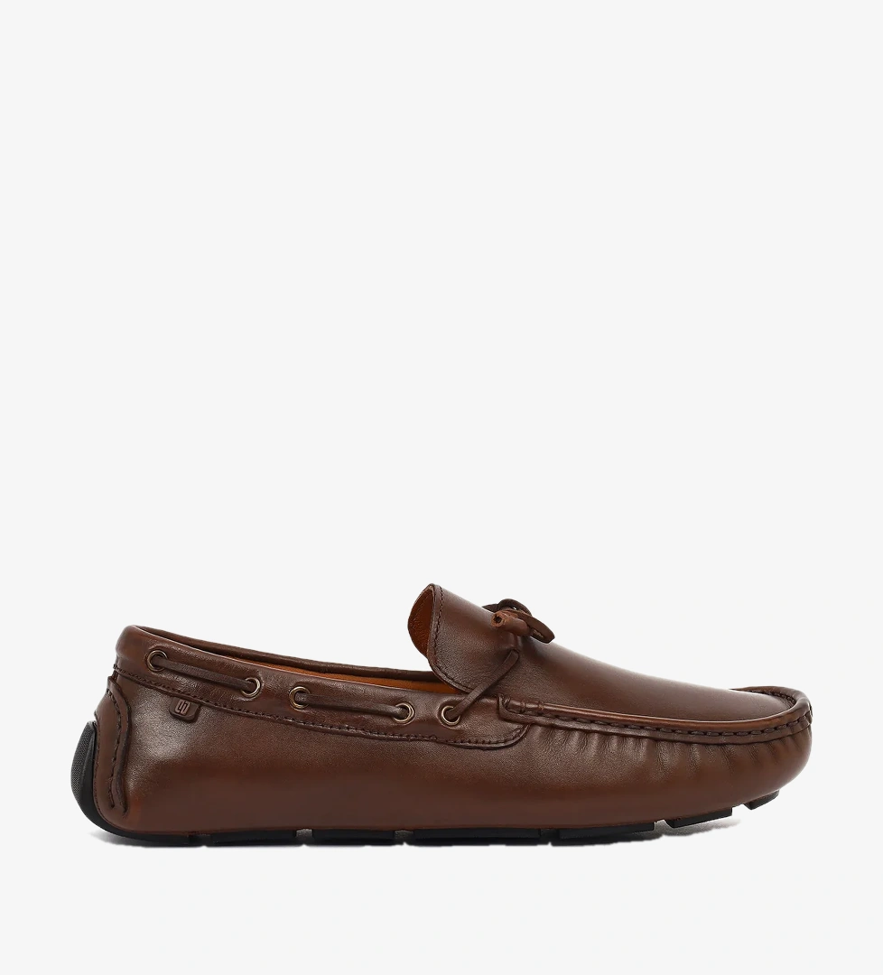 Erkek Kahverengi Deri Casual Loafer