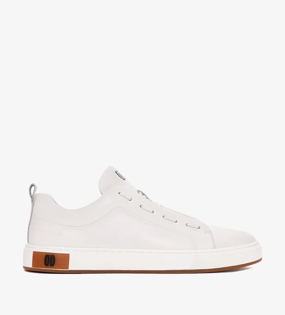 Erkek Beyaz Deri Sneaker