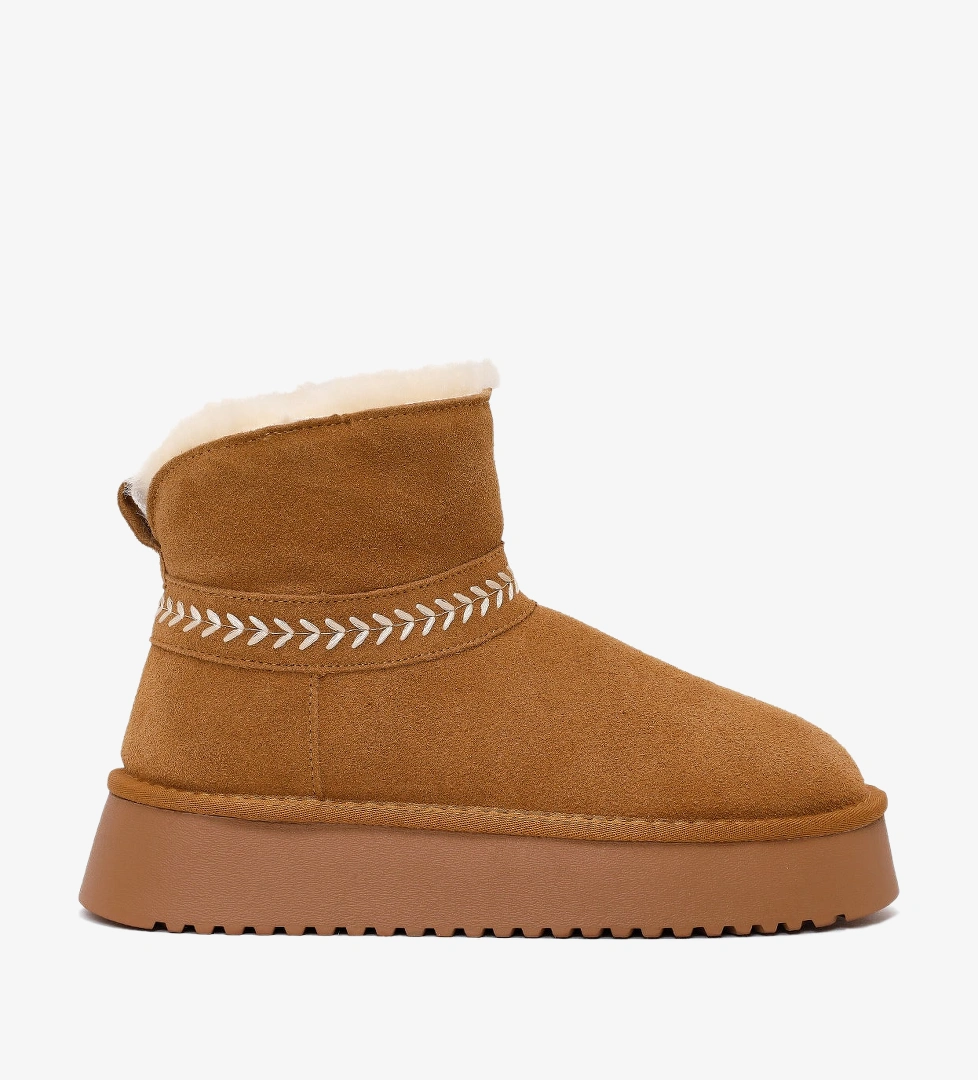 Derimod Derimod Camel Kalin Tabanli Teddy