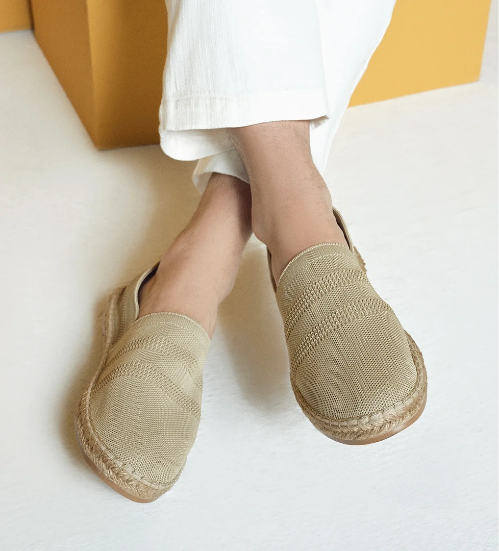 Erkek Bej Espadril