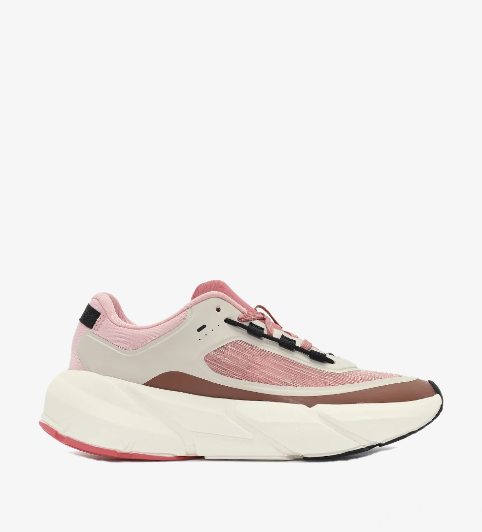 ACBC x DERİMOD Kadın Pembe Bağcıklı Kalın Tabanlı Sneaker