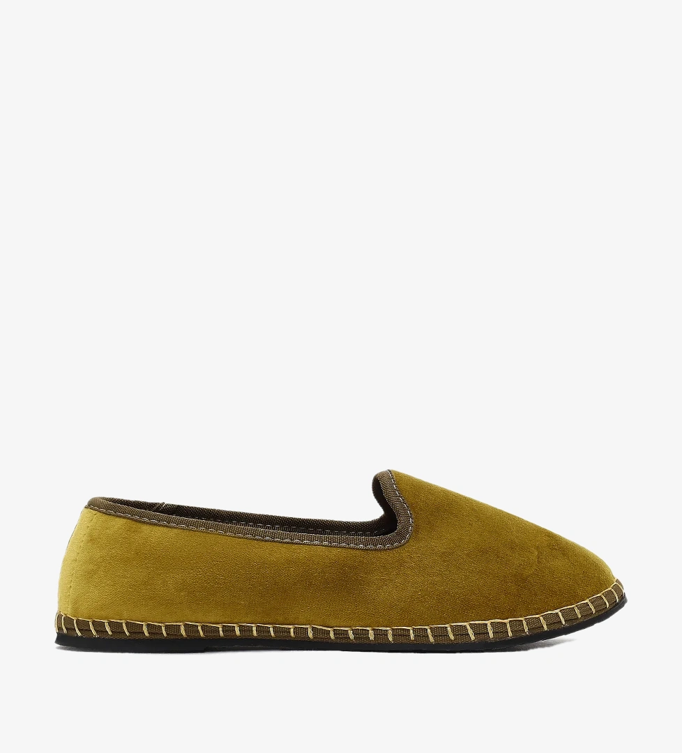 Kadın Yeşil Kumaş Loafer