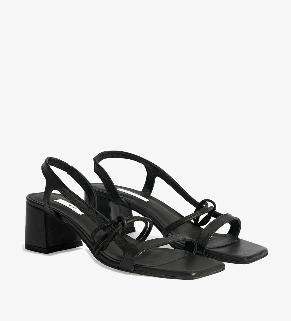 Desa Ten Desa Deri Kadın Topuklu Sandalet