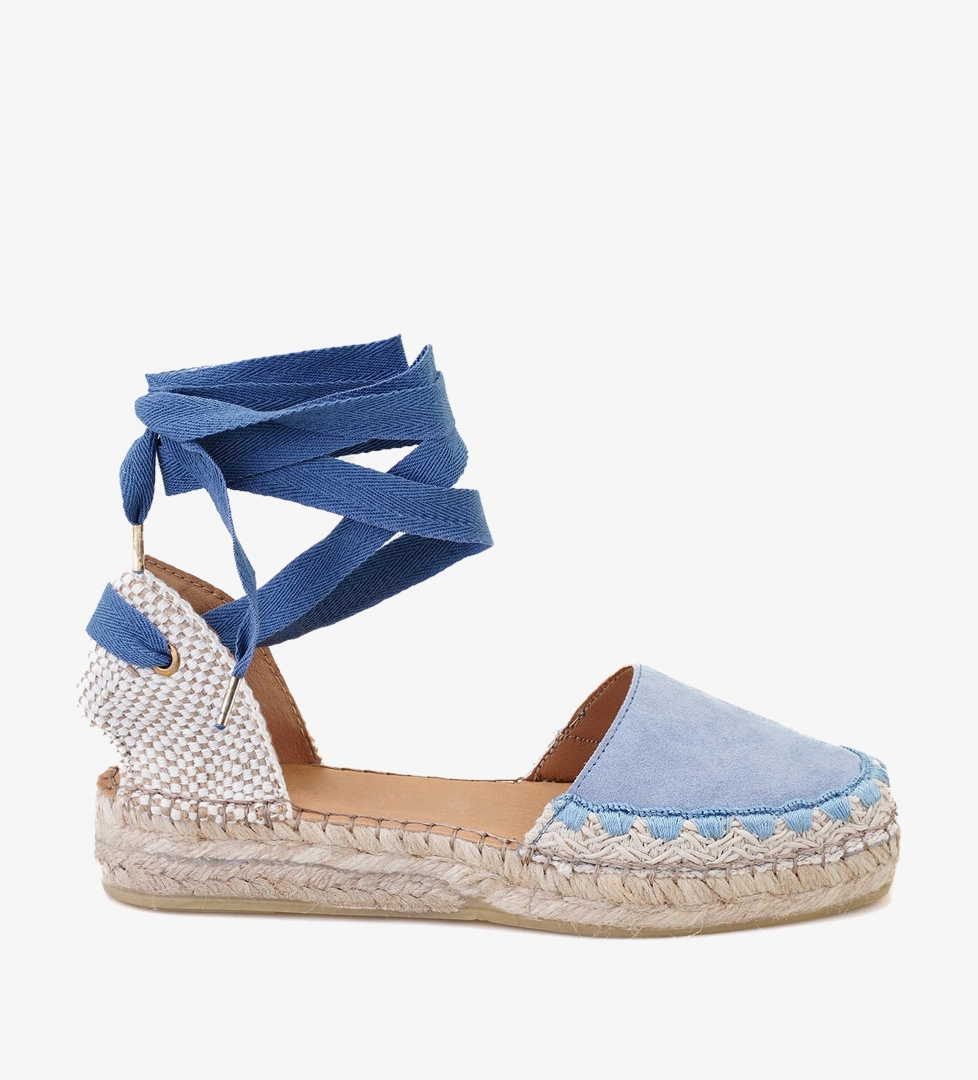 Desa Siyah Desa Deri Kadın Espadril Sandalet