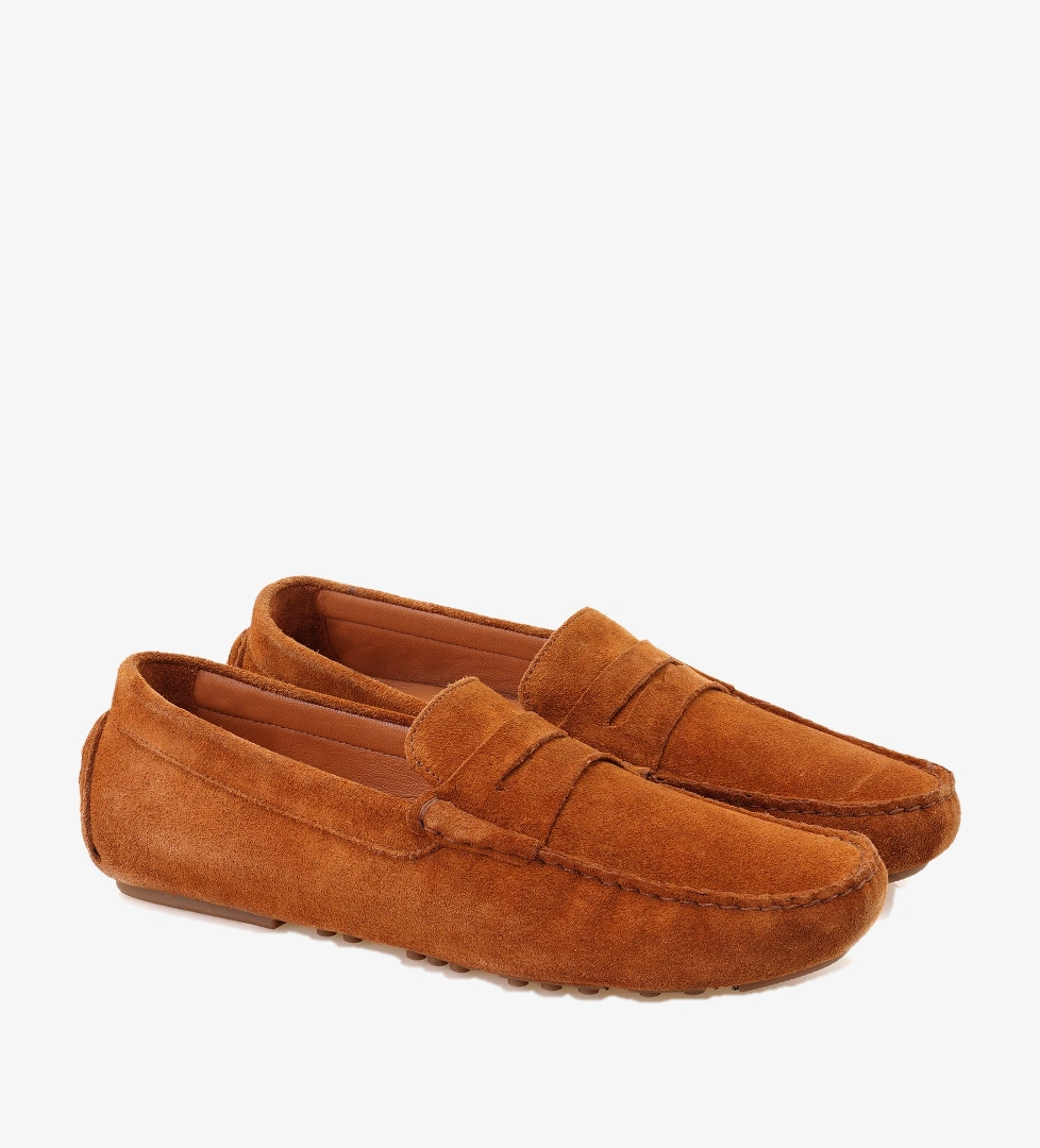 Akira Taba Erkek Süet Deri Loafer
