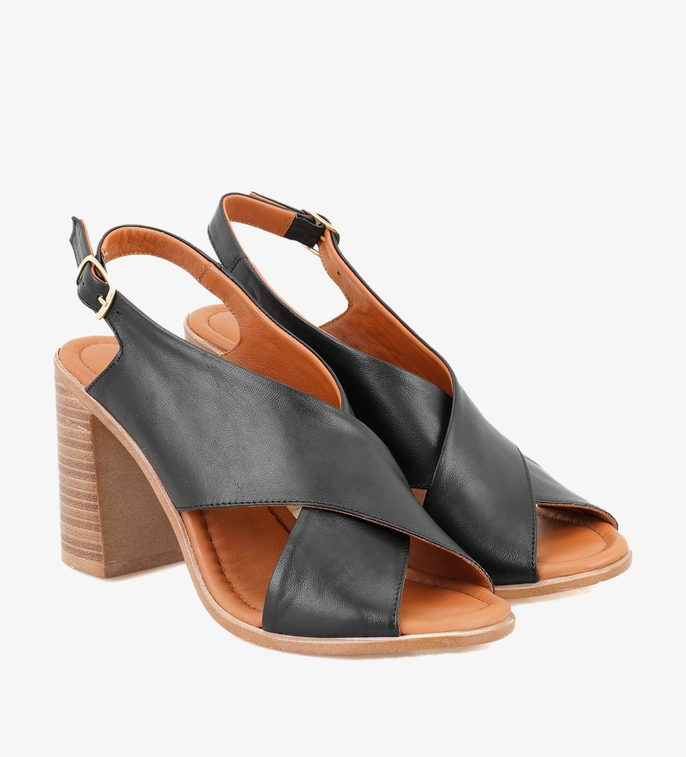 Desa Taba Desa Deri Kadın Topuklu Sandalet