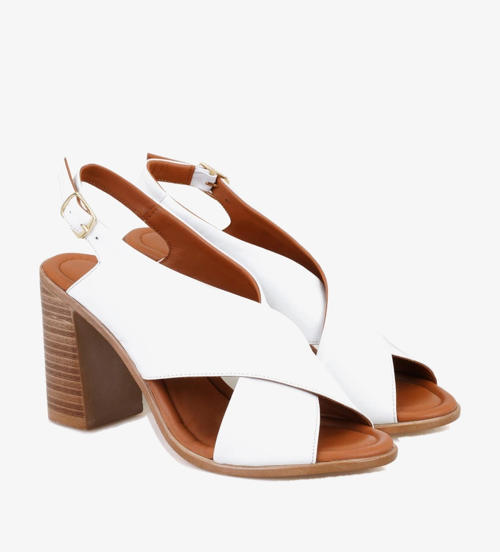 Desa Taba Desa Deri Kadın Topuklu Sandalet