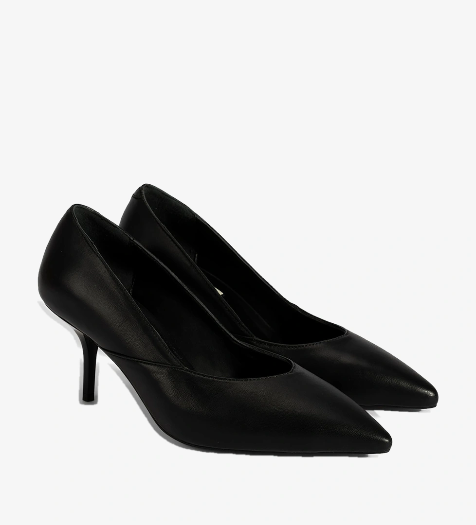 Desa Taba Desa Deri Kadın Topuklu Klasik Ayakkabı