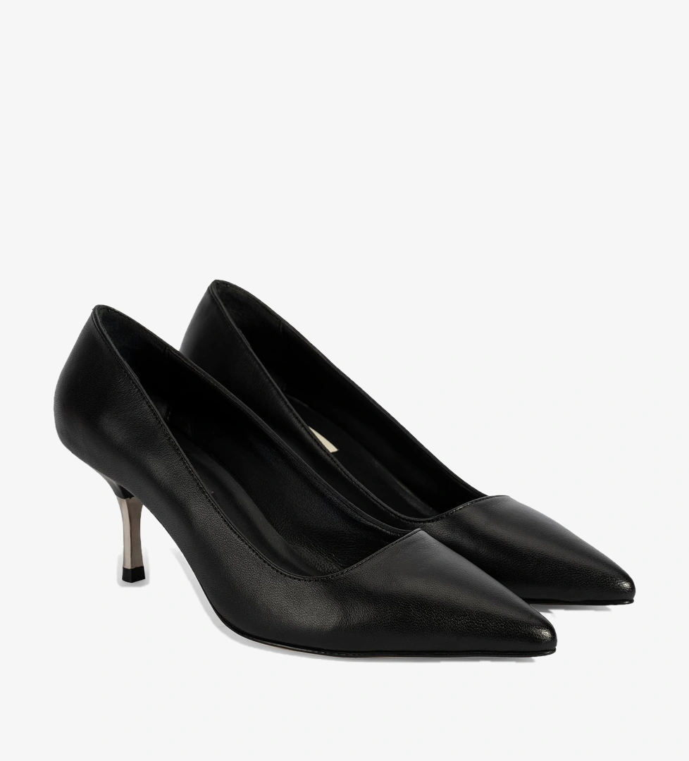 Desa Kahverengi Desa Deri Kadın Stiletto