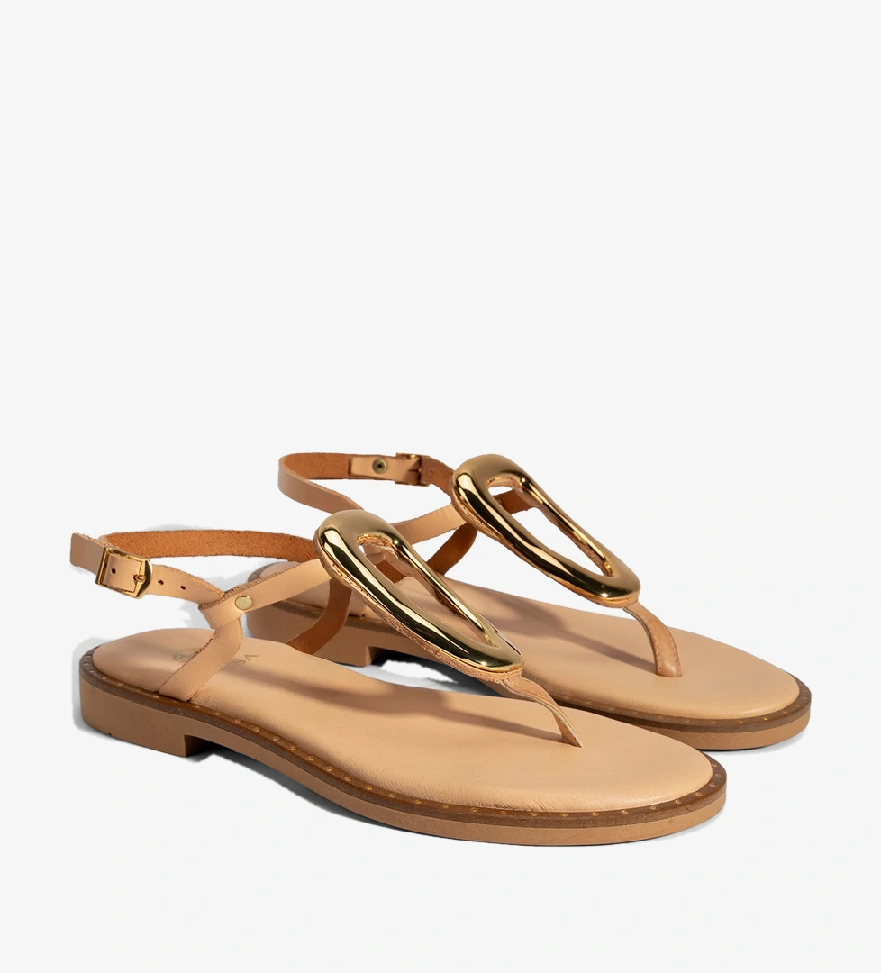 Desa Siyah Desa Ayarlanabilir Tokali Kadın Parmak Arası Deri Terlik