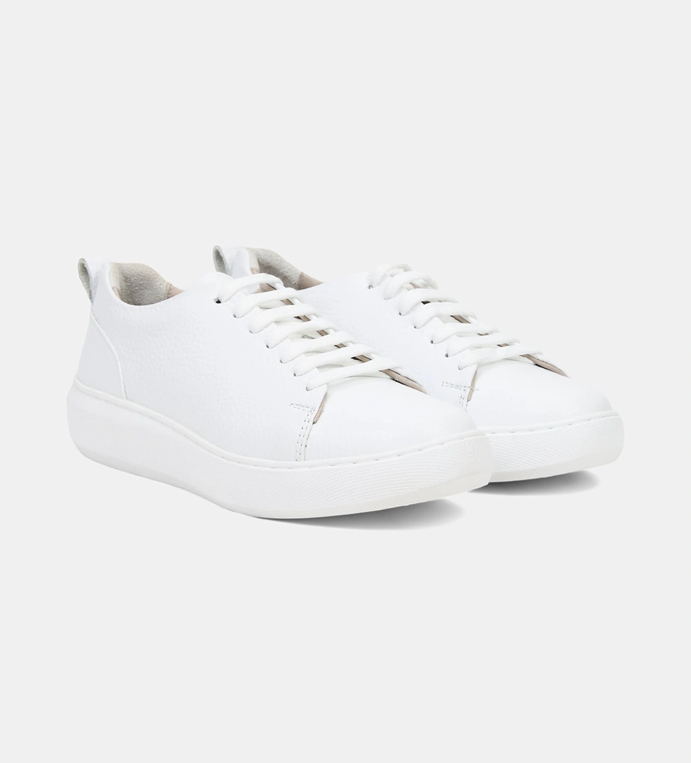 Desa Lacivert Desa Bağcıklı Kadın Deri Sneaker