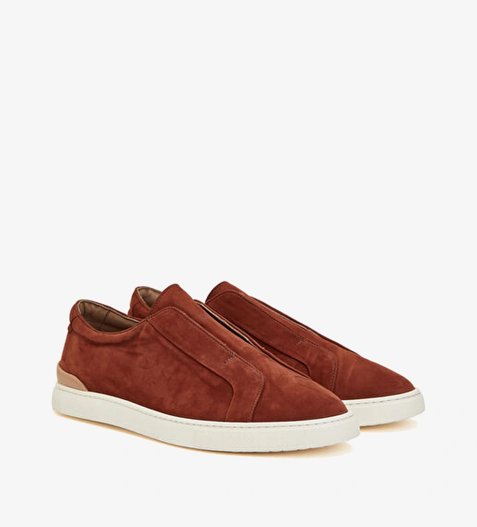 Kiremit Erkek Günlük Deri Sneaker