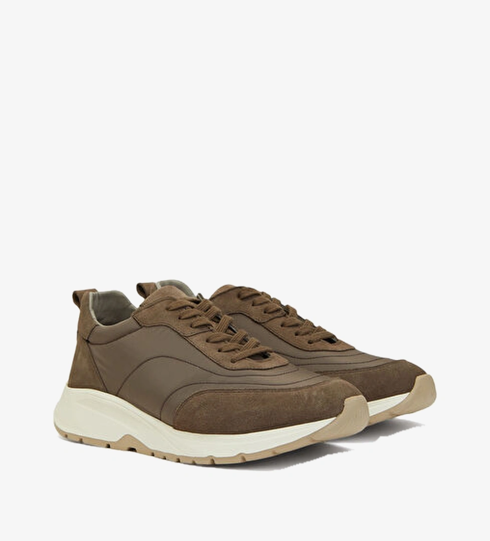 Vizon Erkek Deri Sneaker