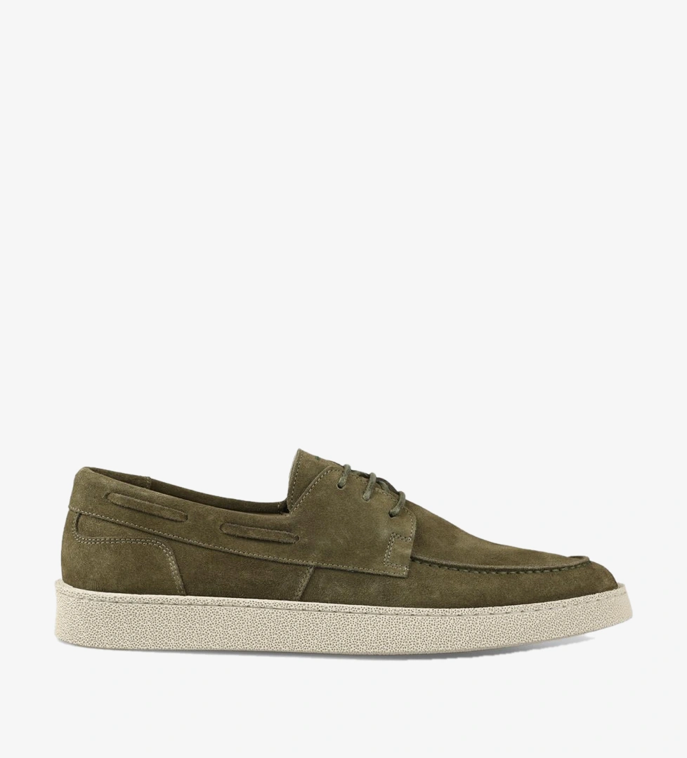 Yeşil Deri Erkek Günlük Ayakkabı