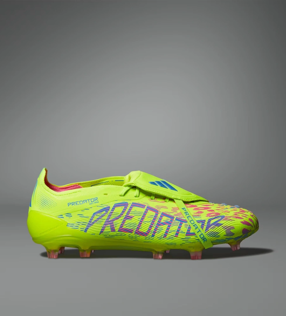 Adidas Yeşil Adidas Predator Elite Fold-Over Tongue FG Erkek Krampon