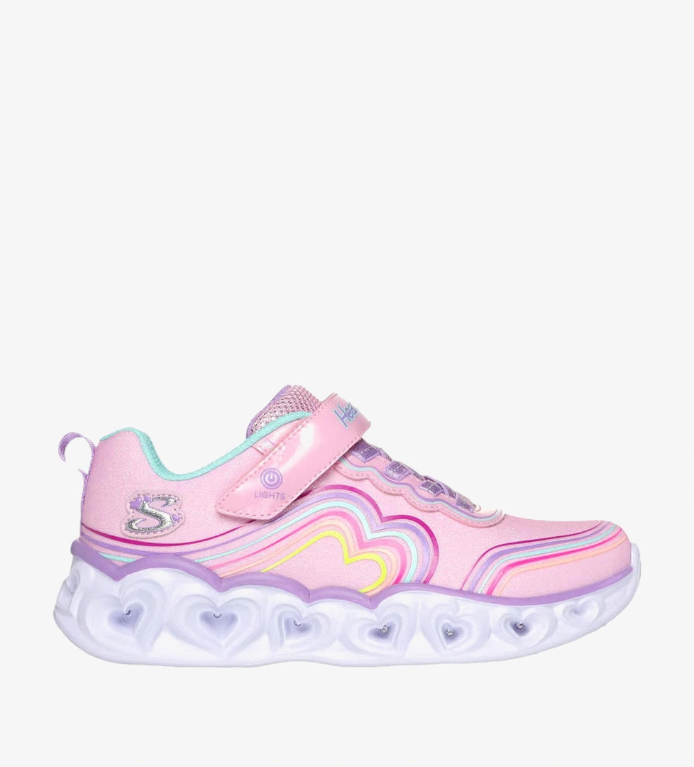 Skechers Pembe Skechers Heart Lights