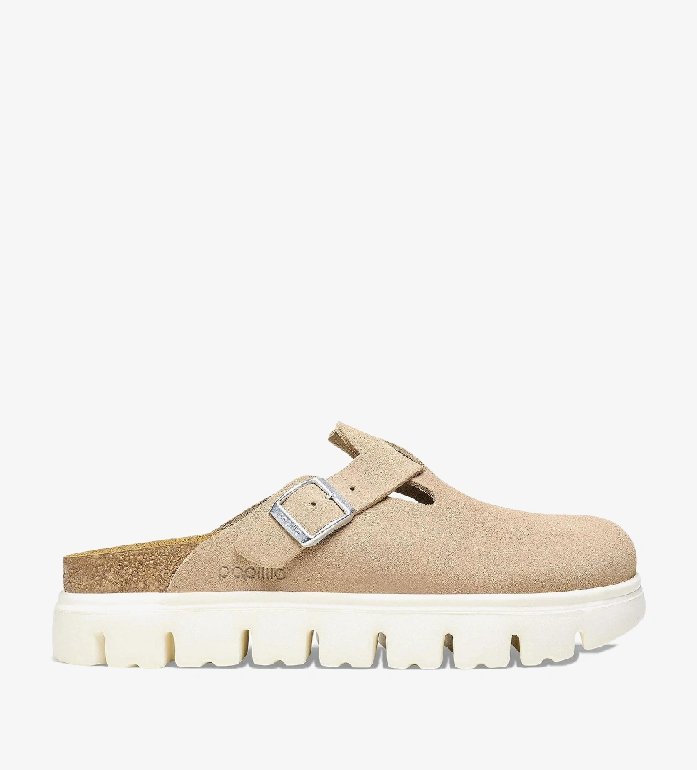 Birkenstock Bej Birkenstock Boston Chunky