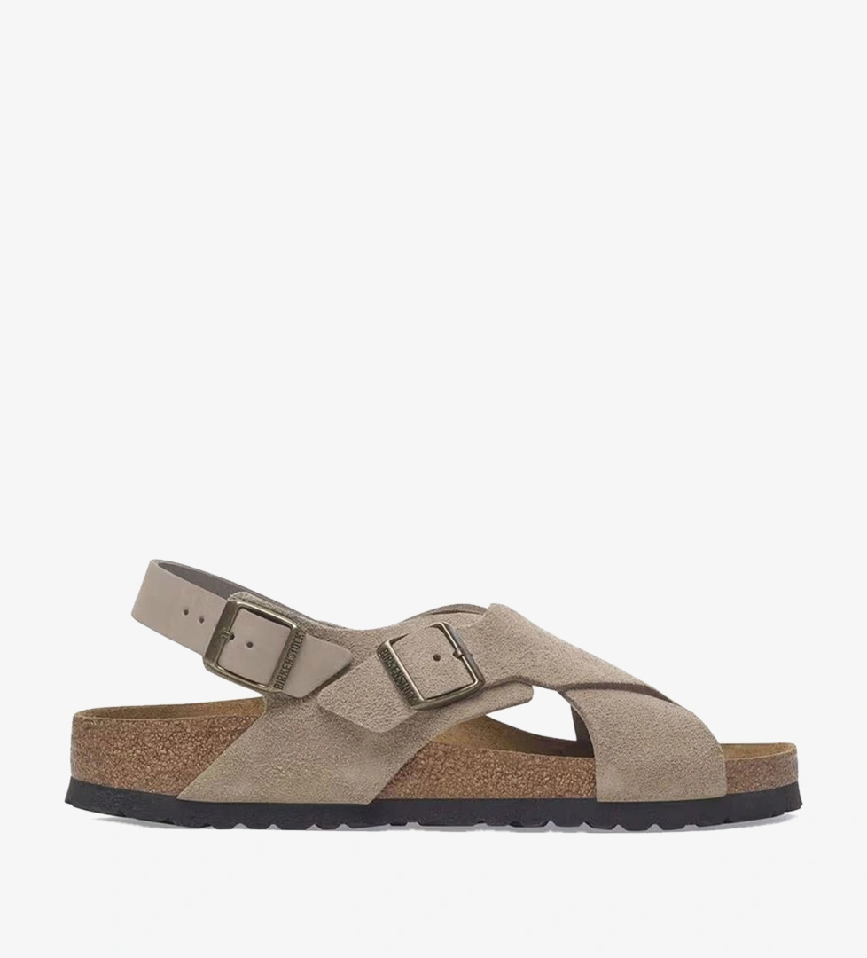 Birkenstock Bej Birkenstock Tulum Suede