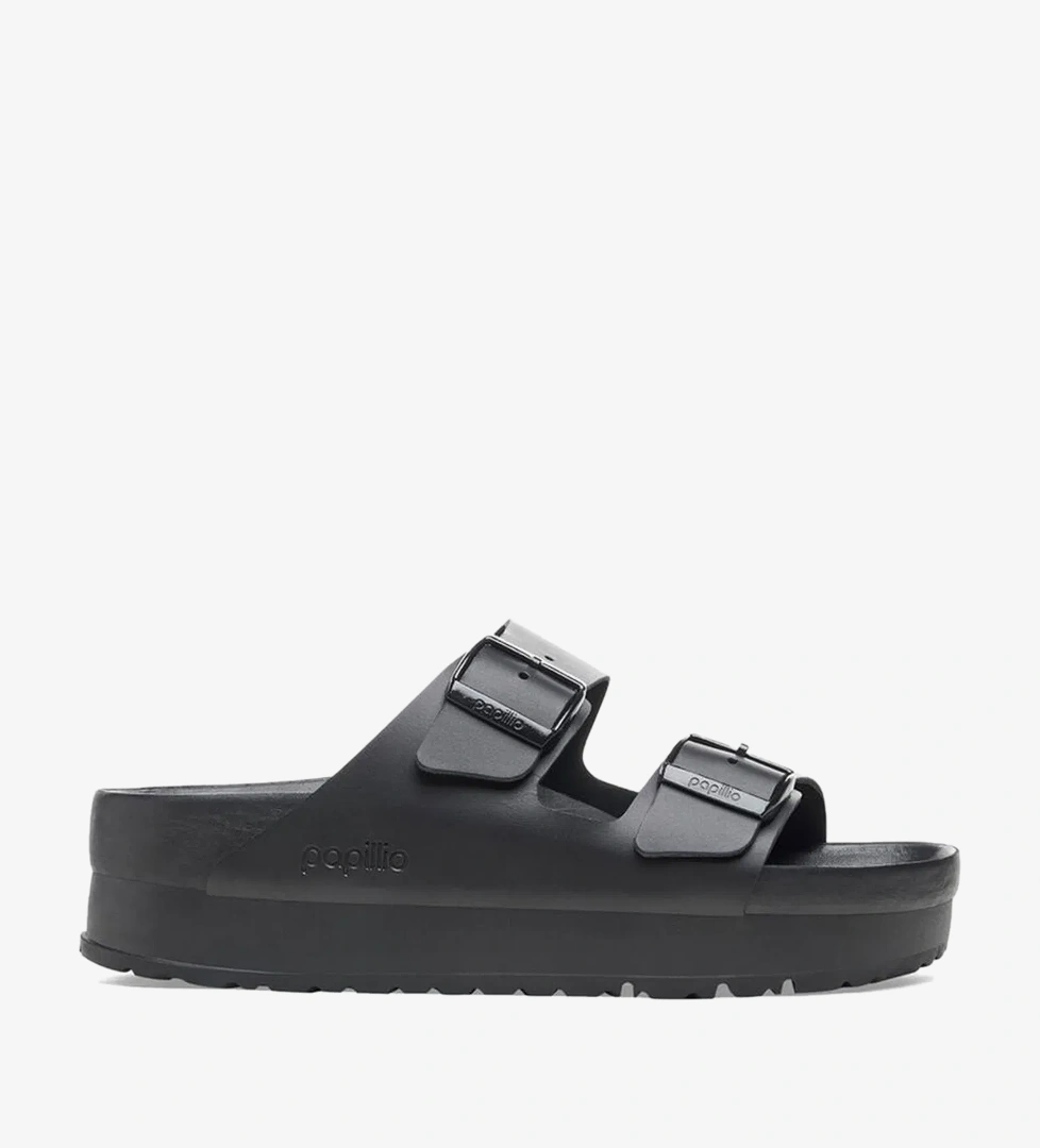 Birkenstock Arizona Platform Flex Kadın Siyah Terlik - Görsel 1