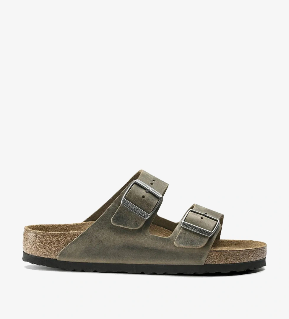 Birkenstock Arizona Sfb Leoi Erkek Haki Terlik