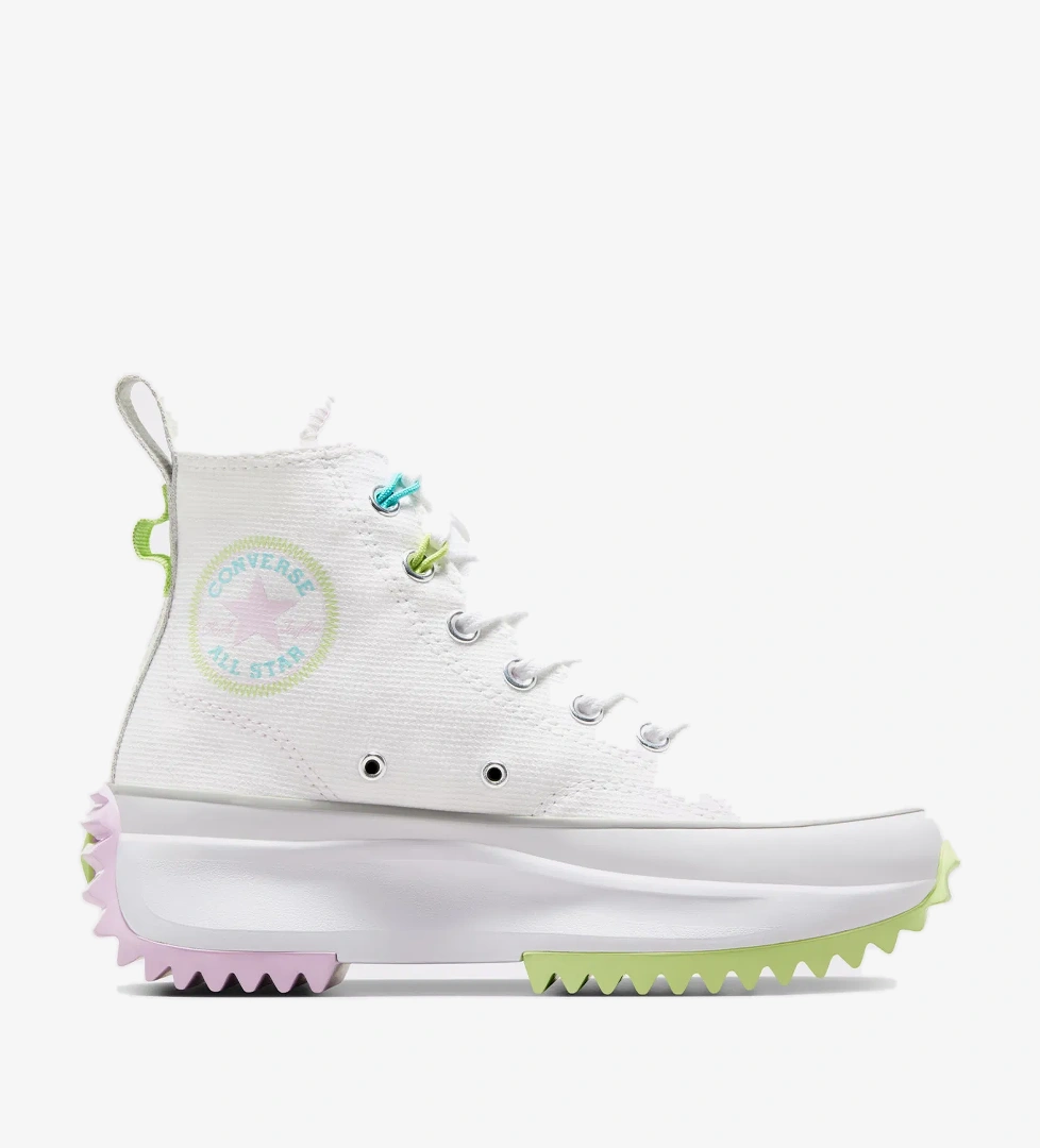 Converse Run Star Hike Unisex Beyaz Platform Sneaker