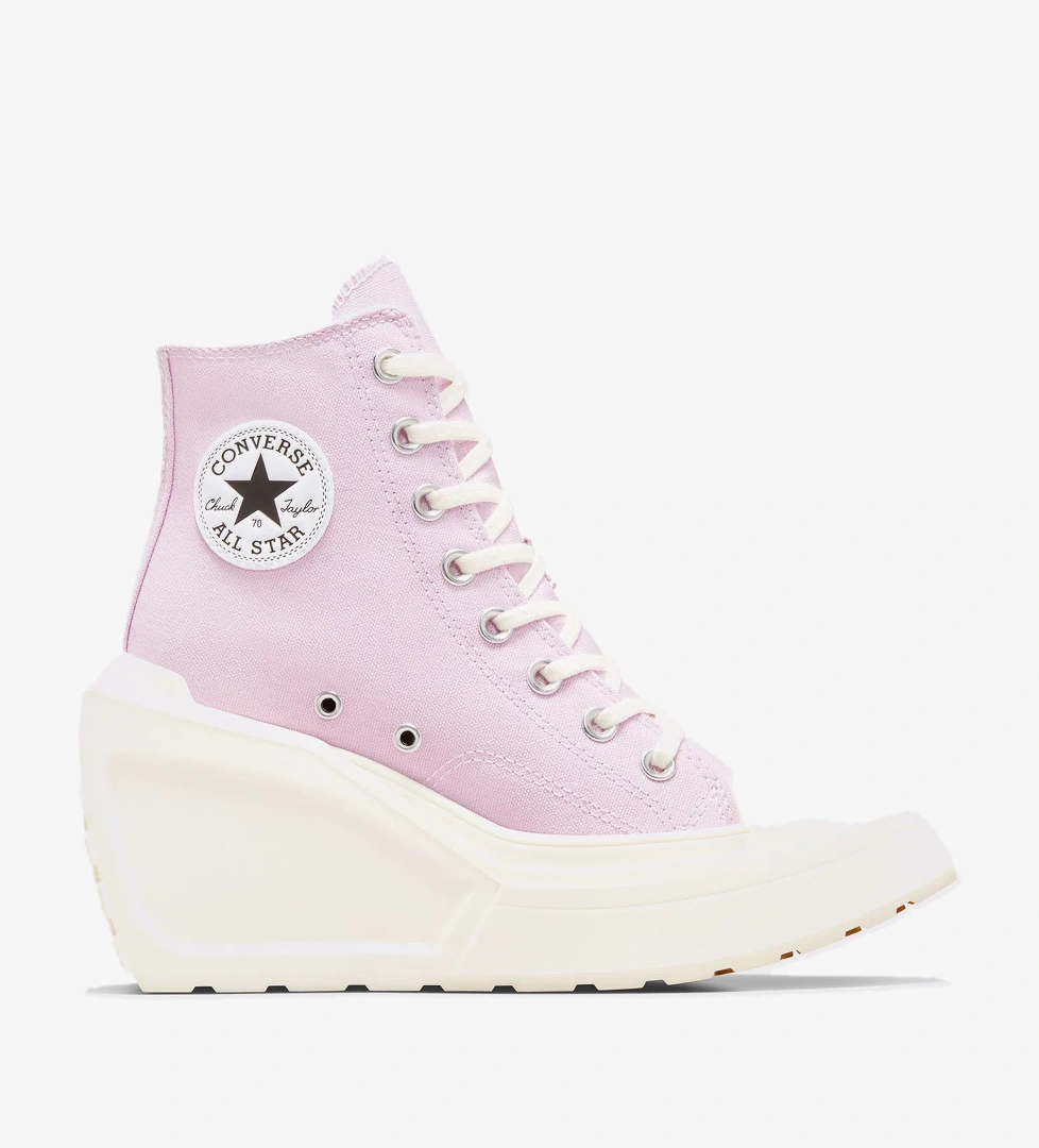 Converse Converse Chuck 70 De Luxe Wedge Unisex Pembe Platform Sneaker model görseli
