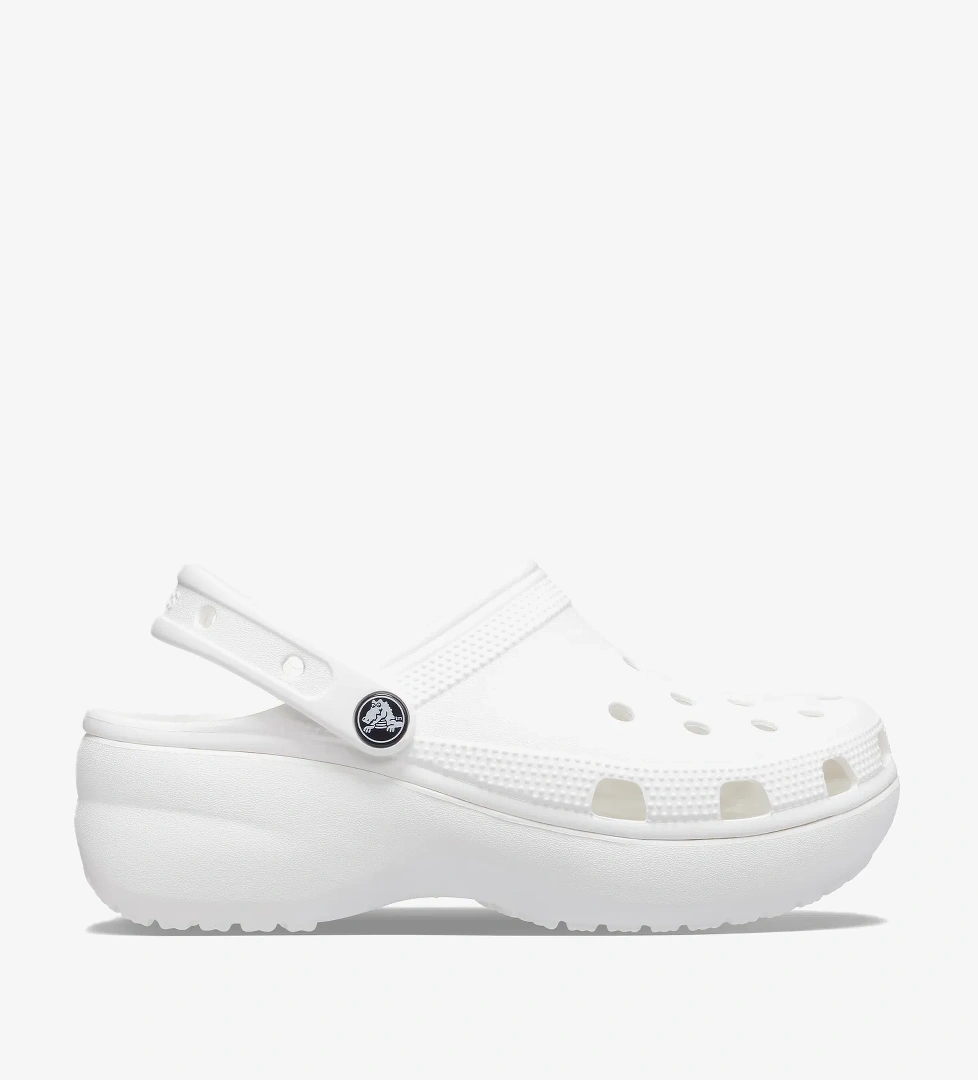Crocs Crocs Classic Platform Clog Kadın Beyaz Terlik model görseli