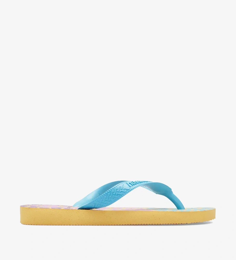Havaianas Flores Çocuk Sarı Terlik - Görsel 1