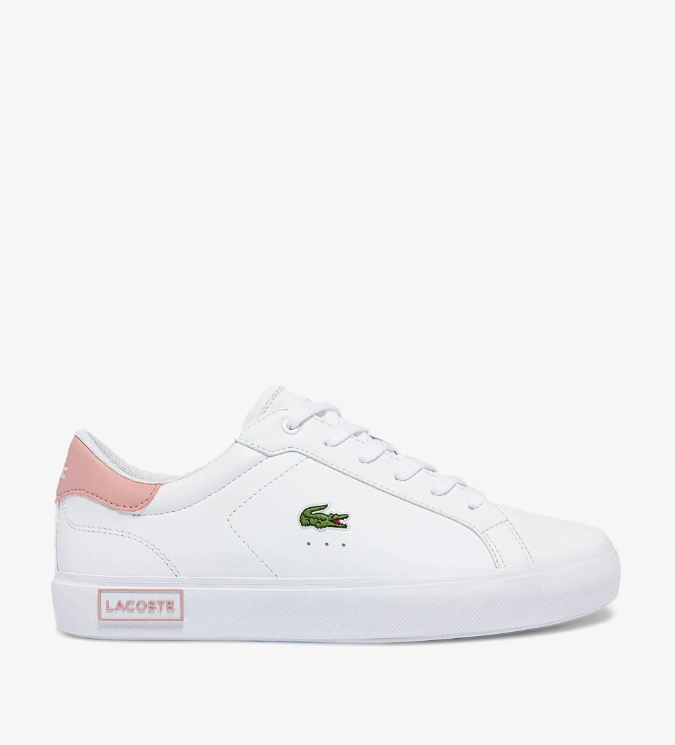 Lacoste Powercourt Çocuk Beyaz Spor Ayakkabı - Görsel 1