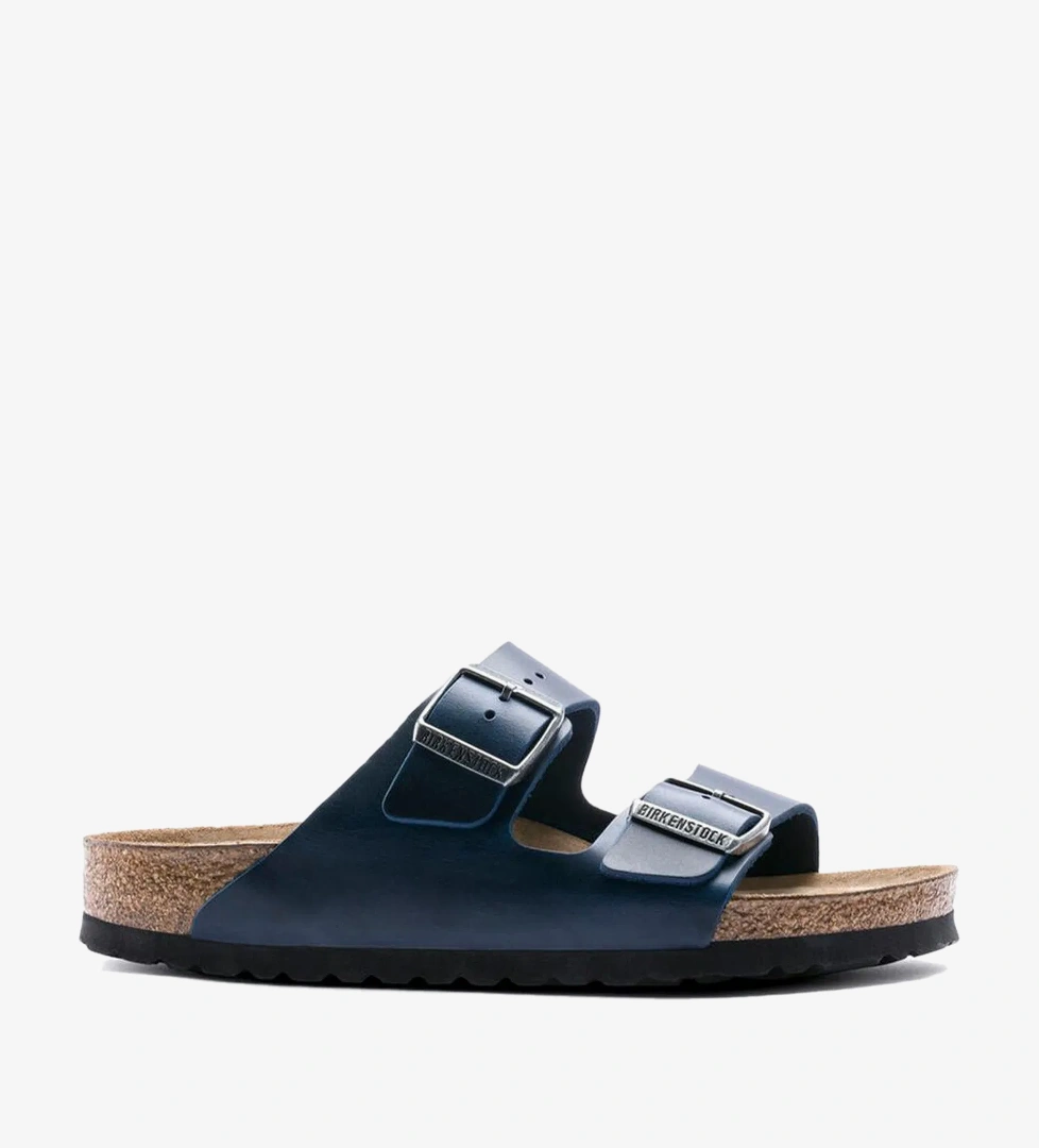 Birkenstock Arizona Sfb Leoi Erkek Mavi Terlik