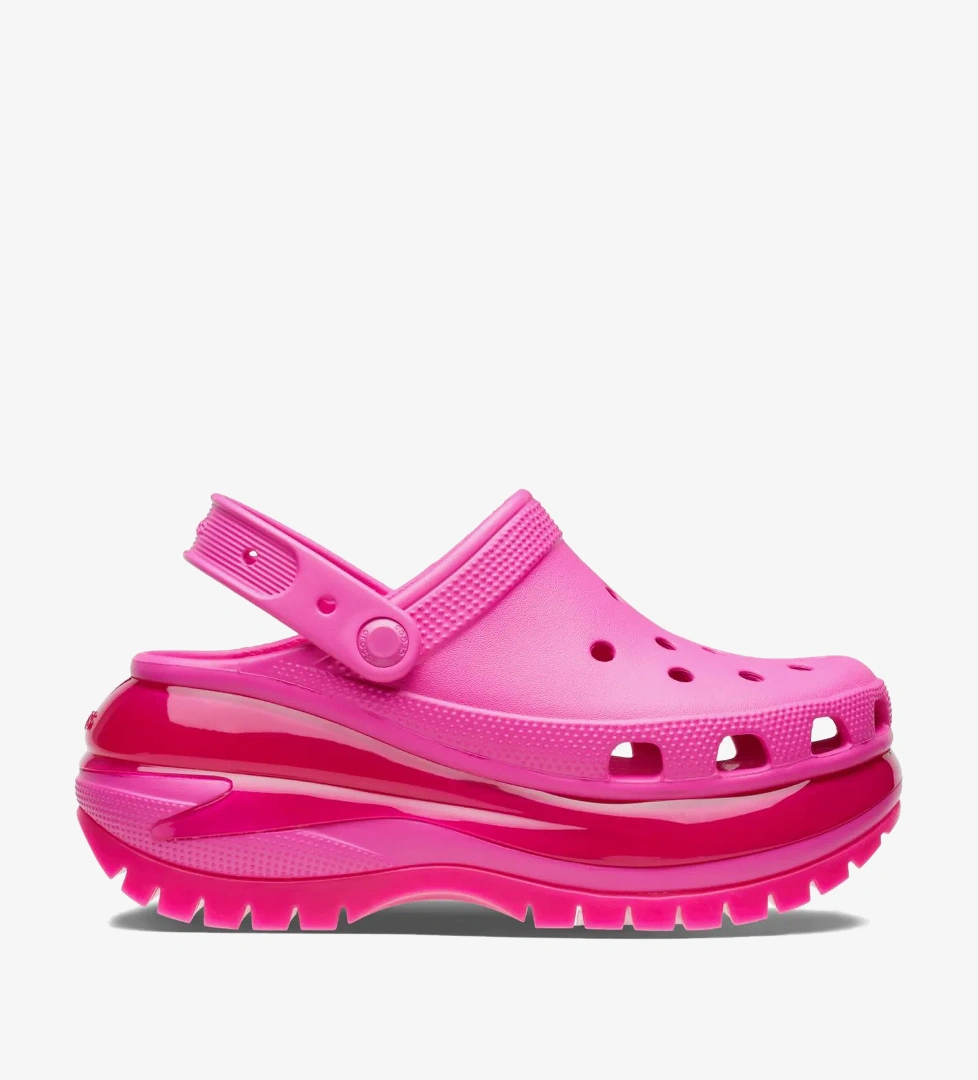 Crocs Classic Mega Crush Kadın Pembe Terlik - Görsel 1