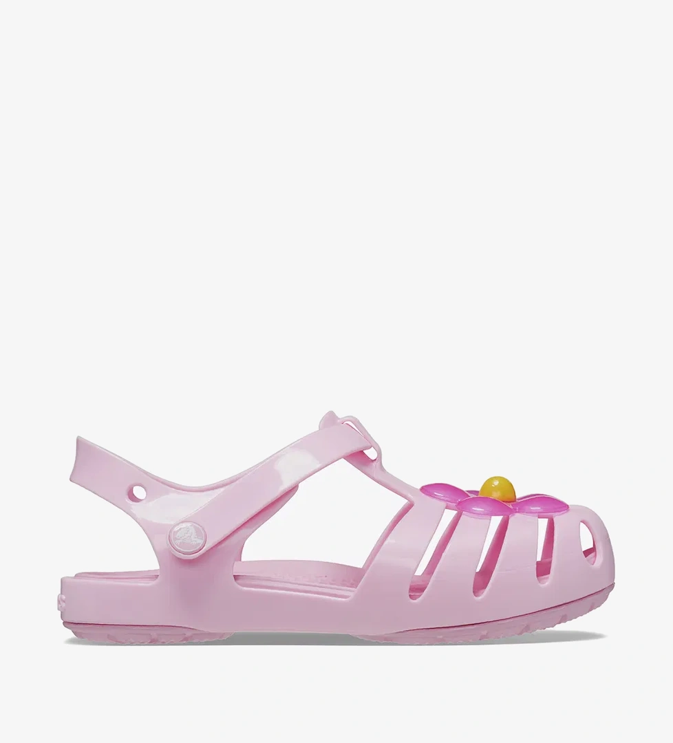Crocs Isabella Charm T Bebek Pembe Sandalet - Görsel 1