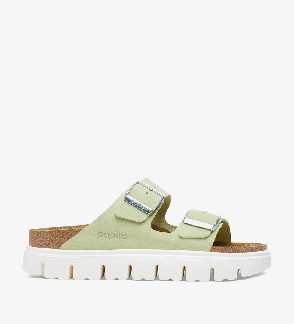 Birkenstock Birkenstock Arizona Chunky Kadın Yeşil Terlik Sandalet & Terlik | FashFed Yeşil - 1. görsel