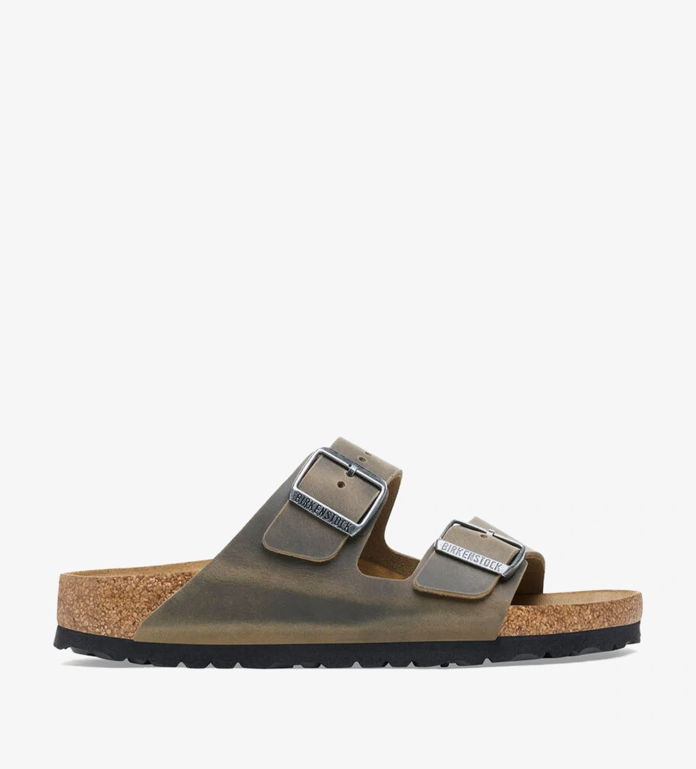 Birkenstock Arizona Leoi Kadın Haki Terlik - Görsel 1